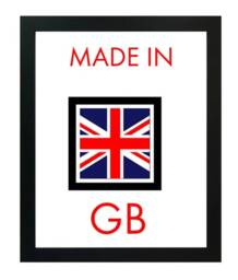 Post Box Red 20mm Picture, Photo, Poster Frame With Silver Mount - thumbnail 4