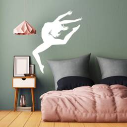 Ballerina Wall Decals Dance Studio Decal Dancing Gir Vinyl Sticker Home Decor Bedroom Window Chu404 - thumbnail 1