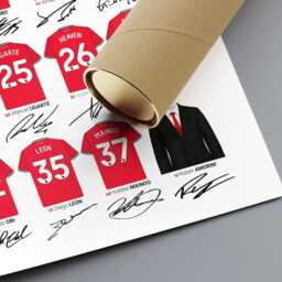 2025/2026 Football Squad Hand Drawn Shirt Art Print Minimalist Collection Poster - thumbnail 2