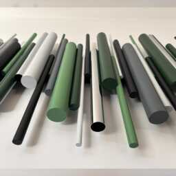 Modern Green Wood Wall Sculpture Geometric Art With Chrome, Urban Canopy - thumbnail 2