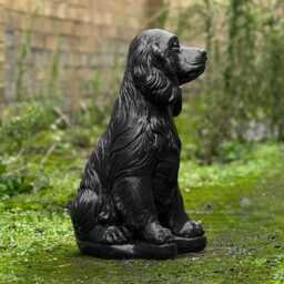 Garden Spaniel Dog Figurine Stone Memorial Cocker Spaniel Custom Decor Animal Ornament Outdoor Statue Lover Gift Yard Art - thumbnail 3