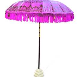 Bali Parasol Base Small Terrazzo White, 18Kg Garden Stand - thumbnail 4