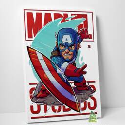 Superhero Chibi Canvas Art Children Kids Nursery Wall Print Picture Home Decor - thumbnail 2