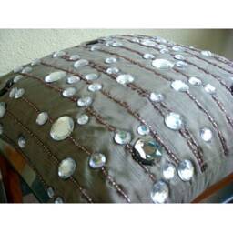 "Decorative Gray European Pillowcase 24""x24""/26""x26" - thumbnail 2