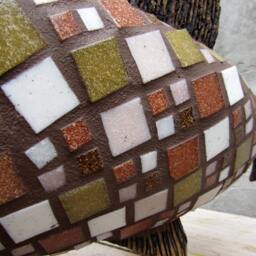 Ceramic Fish With Glass Mosaic Scales - thumbnail 2