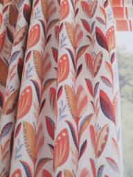 Beautiful Handcrafted Handmade Made Curtains Lined Window Treatment in Fryett Leon Fabric