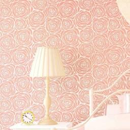 Roses Allover Wall Stencil - Wall Stencils Instead Of Decals Easy To Use Stencils For A Quick Room Update Floral Walls - thumbnail 1