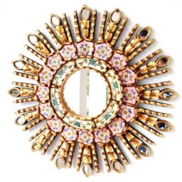 "Peruvian Mirrors ""Pink Eye 40cm" - thumbnail 1