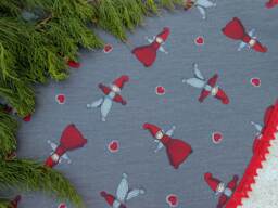 Christmas Tree Skirt Denmark Decor Danish Scandinavian Ornament Swedish Nordic Gift