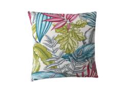 Tropical Palm Leaf Cushion Cover Handmade Botanical Pillow Sham - thumbnail 1