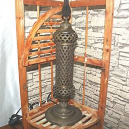 Table Lamp, Standing Lamp, Turkisch Desk Table Light, Moroccan Steel Standing Office Night Lamp - thumbnail 2