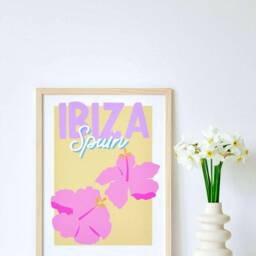 Capri, Ibiza, Palermo Print Set - Colorful Travel Posters - thumbnail 3