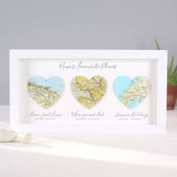 Hello Will You I Do, Custom Map Heart Wall Art, Personalised Framed Print Gift , Wife Or Husband Present, Personalized Artwork - thumbnail 2