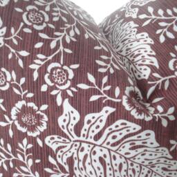 Indoor/Outdoor Decorative Pillow Cover - GeometricThrow -Accent PillowRedish Brown Brick & White - thumbnail 2