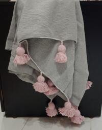 Moroccan-Inspired Handwoven Blanket - Cozy, Artisan-Crafted Home Decor For Ultimate Comfort. Ships From Morocco