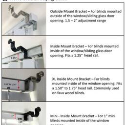Nono Bracket - Outside Mounted Blinds Curtain Rod Attachment - Black - thumbnail 4