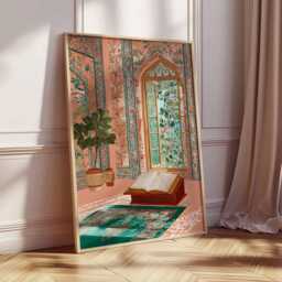 Islamic Poster, Muslim Wall Art, Architecture Print, Middle Eastern Decor, Mosque Art Prints, Culture Gift - thumbnail 3