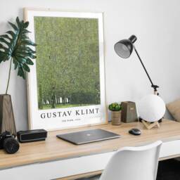 Gustav Klimt Poster, The Park, Art Print, Floral Decor, Nouveau, Modern Art, Wall Art, Gift Ideas, A1/A2/A3/A4 - thumbnail 3