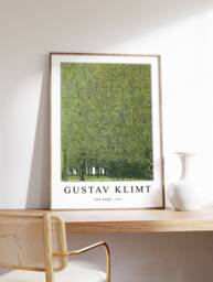 Gustav Klimt Poster, The Park, Art Print, Floral Decor, Nouveau, Modern Art, Wall Art, Gift Ideas, A1/A2/A3/A4 - thumbnail 1