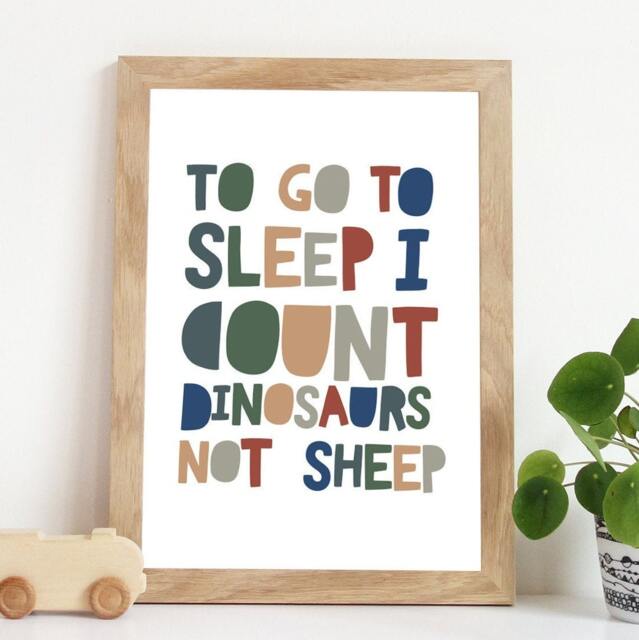 Boys Nursery Prints, Dinosaur Playroom Quotes, Print, Decor, Wall Art, Poster - image 1