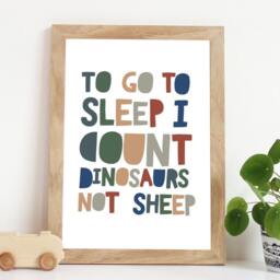 Boys Nursery Prints, Dinosaur Playroom Quotes, Print, Decor, Wall Art, Poster - thumbnail 1