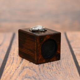 Pug - Wooden Candlestick With Dog, Souvenir, Decoration, Limited Edition, Collection - thumbnail 3