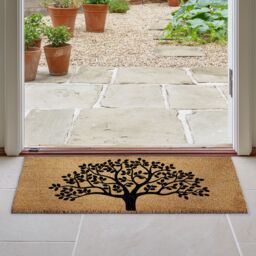 Large Doormat With Tree Of Life - Coir Door Mat Rug - thumbnail 1
