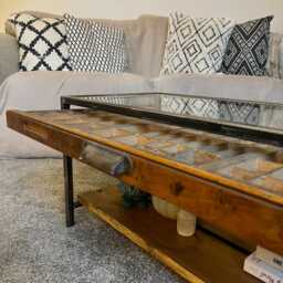 Printers Tray Coffee Table - For Your Curiosities + Collectibles - thumbnail 2