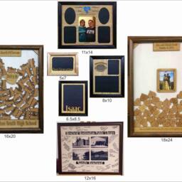 Twins Picture Frame - 5x7 Holds 4x6 Photo Gift For Siblings, Family Frame, Custom Laser Engraved - thumbnail 4