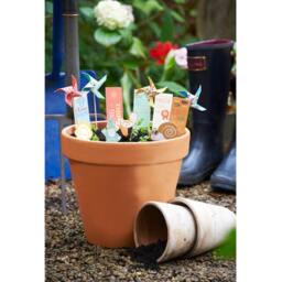 Cute & Colorful Plant Label Stakes For Garden, Planter Or Window Box - thumbnail 2