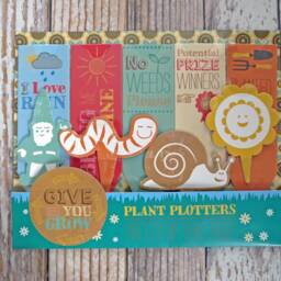 Cute & Colorful Plant Label Stakes For Garden, Planter Or Window Box - thumbnail 3