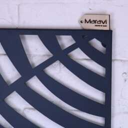 Kireta Metal Black Wall Art Leaf Design - thumbnail 2