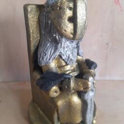 Odin Altar Statue/Norse God The Allfather Ceramic Sculpture Handmade - thumbnail 2