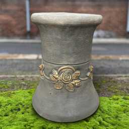 Large Pedestal Sculpture Stone Stand Figurine Cement Plinth Decoration Outdoor Ornament Plinth Lover Gift Yard Art Handmade - thumbnail 3