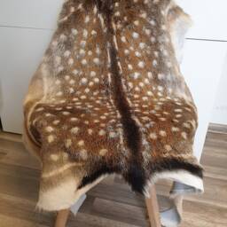 European Fallow Deer Hides 100% Natural Xl Size, Beautiful Decoration Made Of Real Deerskin - thumbnail 2