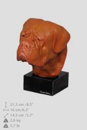 Dog De Bordoux, Dog Marble Statue, Painted, Limited Edition, Make Your Own Artdog