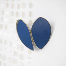 Navy Blue Flower Wall Lamp - thumbnail 2