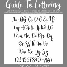 Personalised Script Name Vinyl Wall Sticker Kids Bedroom Decor - thumbnail 2