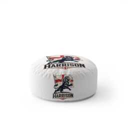 Lions Personalised Name England Flag Kids Pouffe Football Supporter Decor St Georges Cross Sports Fan Bedroom Playroom Seat Rest Gift - thumbnail 4