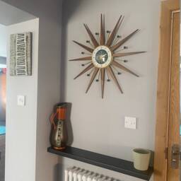 Handmade Mid Century Starburst Clock 27 - thumbnail 4
