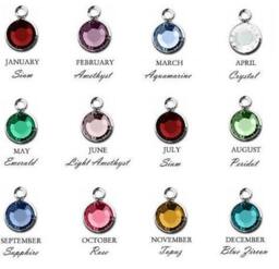 Large Angel Wing Ornament With Cross Charm & Option Of Birthstone - Sympathy Gift Miscarriage Religious Guardian Christmas - thumbnail 2