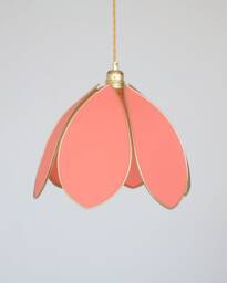 Simple Flower Pendant Light - Grapefruit & Gold