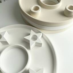 Advent Wreath/Decorative Ring Tray Candle Holder Plate - thumbnail 2