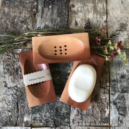Classic Mahogony Real Wood Soap Dish/ Lift