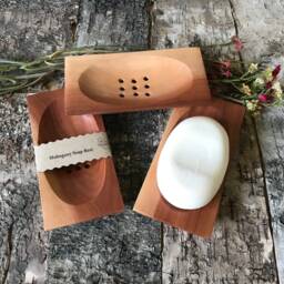 Classic Mahogony Real Wood Soap Dish/ Lift - thumbnail 3