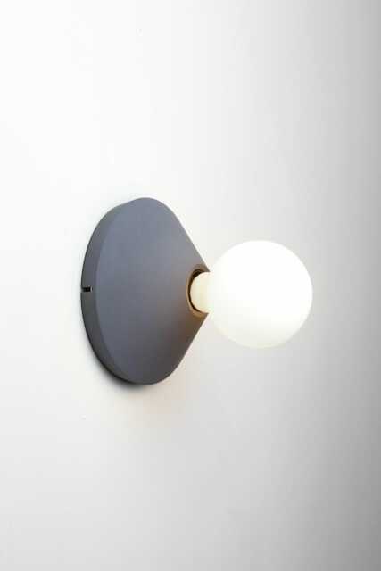 Violet Blue Concrete Ceiling/Wall Lamp Minimalist Italian Lighting - image 1