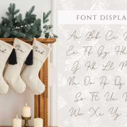 Neutral Christmas Stocking, Stocking Personalized Grey, Christmas, Minimalist Christmas Stocking Custom - thumbnail 4