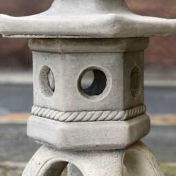 Classic Pagoda Sculpture Concrete Statue Oriental Zen Garden Figurine Handmade Cement Outdoor Temple Decor Art Gift - thumbnail 2