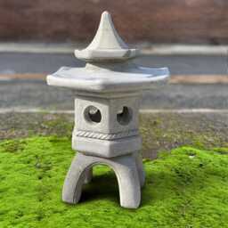 Classic Pagoda Sculpture Concrete Statue Oriental Zen Garden Figurine Handmade Cement Outdoor Temple Decor Art Gift - thumbnail 3