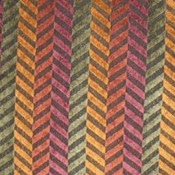 "Chenille Zig-Zag Pattern Decorative Pillow Cover-24""x24" - thumbnail 4